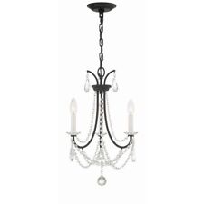3 Light Mini Chandelier In Traditional Style-21 Inches Tall and 14 Inches picture