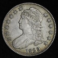 1829 Capped Bust Silver Half Dollar CHOICE XF++ E360 SCNC picture