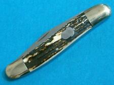 NM VINTAGE1991 AG RUSSELL GERMANY STAG JUMBO MUSKRAT KNIFE KNIVES FOLDING HUNTER picture