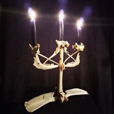 Deer Bone Candelabra - Gothic Dark Occult Decor picture