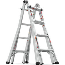 17Ft Little Giant Ladder Folding Extension Stepladder Aluminum Multi-Use Ladder picture