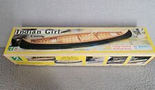Midwest Products The Indian Girl Canoe Wood Display Model Kit # 981 Open box picture