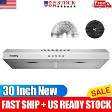 Kitchen Range Hood 30 inch Under Cabinet Cook 3-Speed Vent Fan Ducted/Ductless  picture