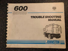 JOHNSTON VAC 600 605 SERIES STREET SWEEPER BROOM TROUBLESHOOTING MANUAL  picture
