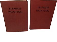 Vintage Flemish Painting 2 Volume Art Books Van Eyck Bosch Rubens Hardcover picture