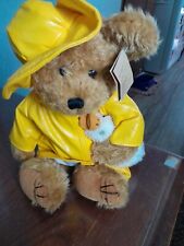 Vtg Bearington Collection 13” Donald Rainy Day Bear W/Duck Raincoat 2001 w/tag picture