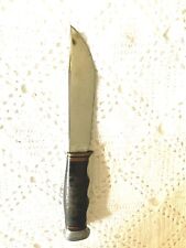 Vintage Ka-Bar Union Cut Co Olean NY Hunting Knife Reg US Pat Off Blade 3-3/4