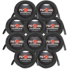 Pig Hog PHM20 10-Pack High Performance 8mm XLR Microphone Cable, 20 Feet picture
