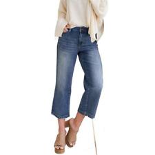 Judy Blue Look at Me Now High Rise Vintage Wash Crop Wide Leg Jeans picture