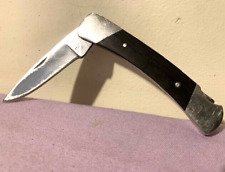 Vintage Buck 501 USA Lock-Back Flat Blade Micarta Handle Folding Knife -- Good picture