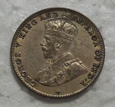 1919 STRAITS SETTLEMENTS 5 CENTS SILVER COIN VF picture