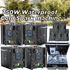 Waterproof Cold Spark Machine 750W DMX Stage Effect Firework DJ Event Party&Case picture