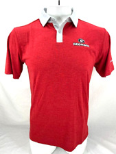 NEW UGA Georgia Bulldogs Columbia Golf Omni-Wick Set Polo Red Shirt Men's XL picture