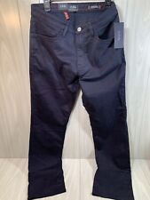 34 Heritage Men’s Pants 34x32 Charisma Navy Twill Blue Stretch Casual Dress picture