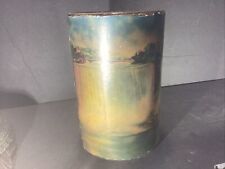Vintage Scene In Action Motion NIAGARA  FALLS Lamp. GLASS ONLY picture