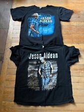 VTG Y2K Jason Aldean Concert Tour Shirt T-Shirt Large Lot of 2 picture