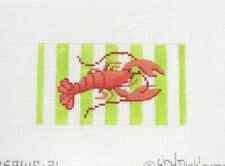 Kate Dickerson Rect 2X4 Lobster Insert Ornament Handpainted Needlepoint Canvas picture