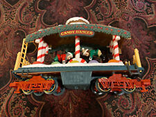 Candy Dancer New Bright Holiday Express 387 384 Animated Train Car Christmas picture