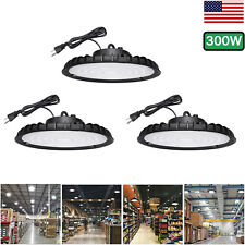3 Pack 300W UFO Led High Bay Light Factory Warehouse Industrial Commercial Light picture