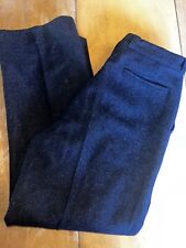 VINTAGE 1940's SANFORIZED SAILBOAT WOOL BUTTON FLY PANTS 34 x 31 picture