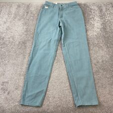 VINTAGE DEADSTOCK NWT Wrangler Relaxed Straight Jeans Women's 12x32 Turquoise picture