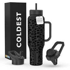 Coldest Shaker With Handle 36+ Hours Cold No Sweat Technology 3 Lids- 46oz picture