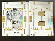 2021 National Treasures Holo Silver Pie Traynor Dual Bat Relic Booklet #04/10 picture