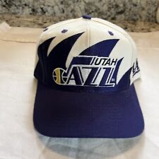 Vintage Utah Jazz Sharktooth Logo Athletic Hat picture