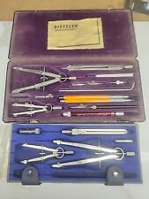 Vintage Dietzgen Drafting Set w/Box And Alvin Drawing Tool Architecture picture