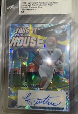 2022 Leaf Valiant John Metchie Take  House Auto Crystal PL Blue Cracked Ice  1/1 picture