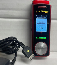 Samsung Juke SCH-U470 - Red ( Verizon ) Rare Swivel MP3 Phone - Bundled picture