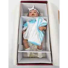 Berenguer Bluebelle Reborn Baby Doll Soft Vinyl Brown Hair Blue Eyes 18