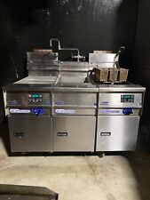 2 Pitco SSPG14’s and Pitco Rinse Station Combo Pasta Cooker picture