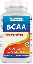 Best Naturals BCAA Branch Chain Amino Acid, 3200mg per Serving, 200 Capsules picture