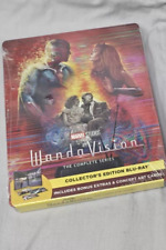 Wanda Vision Complete Series Steelbook Blu-ray + Art Cards *New/Damaged Seal* picture