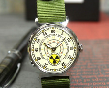 Man's watch Pobeda ZIM watch Radiation troops Soviet watch Rare Military watch picture