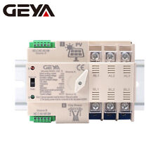 GEYA PV Solar Automatic Transfer Switch 3P 63A 110V Solar To Grid Dual Power NEW picture