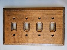 Vintage Wood Receptacle, Switch Plate Cover. More U Buy, The More U Save picture