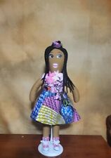 Ju-Nel Babe 18 inch Handcrafted African Pride Keepsake Doll picture