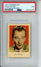 1957 Dutch Studio Set 2 JOHN WAYNE Western Actor Autografbilder Card PSA 7 Pop 3 picture