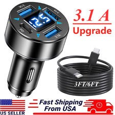 66W Super Fast Car Charger Adapter & Cable For Samsung Galaxy S24 S23 S22 Ultra picture
