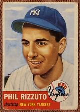 1953 Topps #114 Phil Rizzuto New York Yankees Authentic Original Baseball Card picture