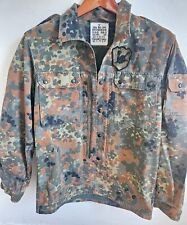 Vintage 1995 German Grunge Army Flectarn Military Jacket GE Kohler Small Shacket picture