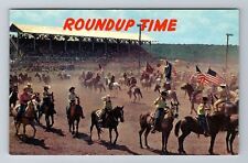 Pawhuska OK-Oklahoma, International Round-Up Club, Antique, Vintage Postcard picture