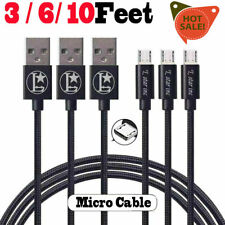 Heavy Duty Micro USB Fast Charger Data Cable Cord For Samsung Android HTC LG  picture
