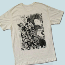 RADIOHEAD BAND SCRIBBLE 2000 White Retro T-Shirt picture