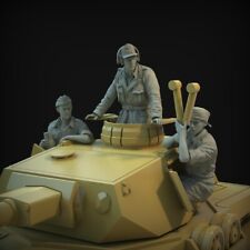 1/35 Resin Model Kit German tank crew 3 Figures unpainted unassembled picture