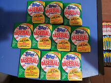 10 Unopened 1987 Topps Baseball Card Wax Packs picture