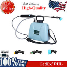 5L Electric Garden Pump Sprayer Spraying Battery Powered Watering With 3 Nozzles picture