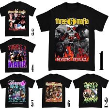 Hot Three 6 Mafia Cotton Unisex All-Size Shirt Best Value picture